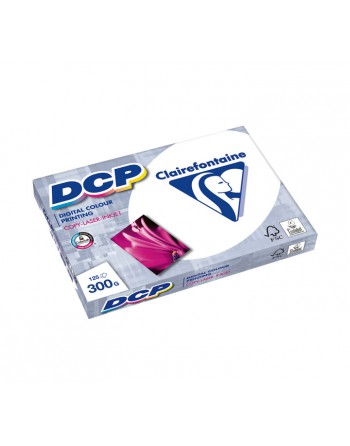 CLAIREFONTAINE PACK 125 HOJAS PAPEL BLANCO DCP A4 300G - 3801C
