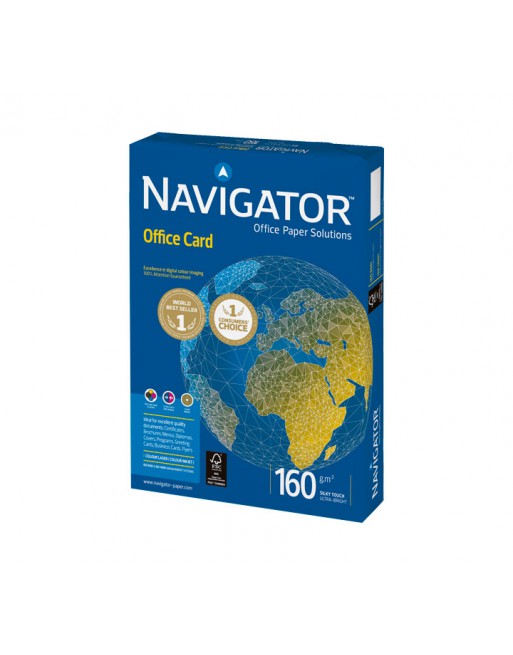 NAVIGATOR PACK 250 HOJAS PAPEL A4 OFFICE CARD 160 GR - 0010CE