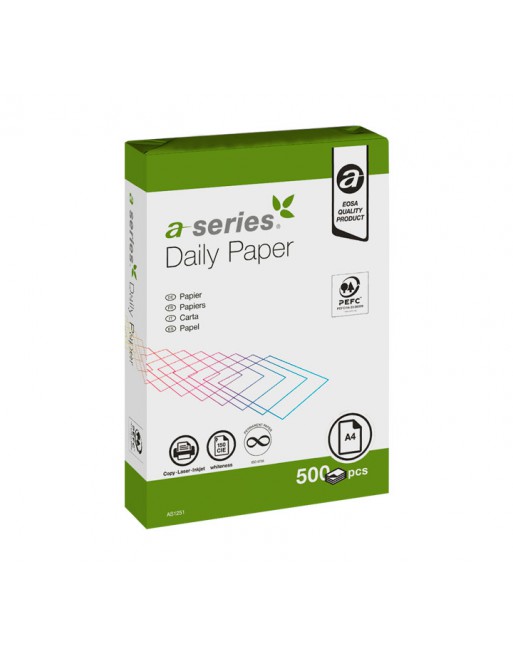 ASERIES 5 PAQUETE PAPEL 500 HOJAS DAILY A4 - A4 STADIUM DAILY