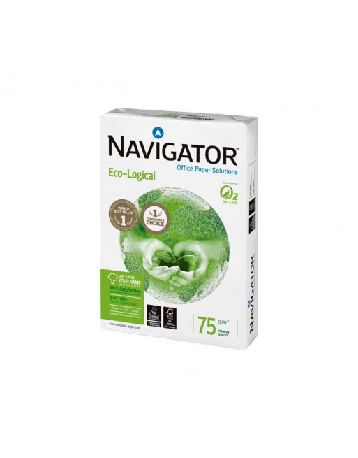 NAVIGATOR CAJA DE 5 PAQUETE 500H PAPEL ECO-LOGICAL A4 75G - 108803