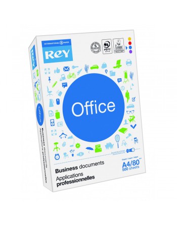 REY PAPEL FOTOCOPIA A4 500 HOJAS 80 GR OFFICE DOCUMENT DIN A4 - 1 - 51-R38030