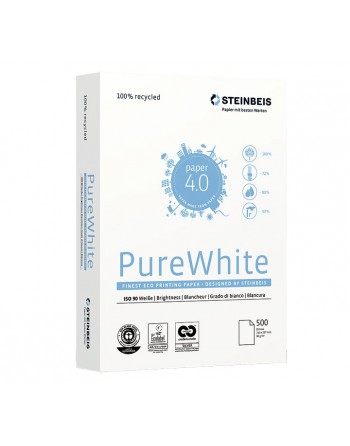 STEINBEIS 5 PAQUETE DE 500H PAPEL PUREWHITE NUM3 A4 80GR - PURE WHITE 80GR