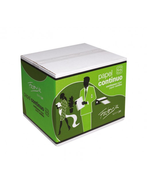 FABRISA CAJA 1000h PAPEL CONTINUO 24X11 PULGADAS 2 TREPADOS AUTOCOPIATIVO - 16190
