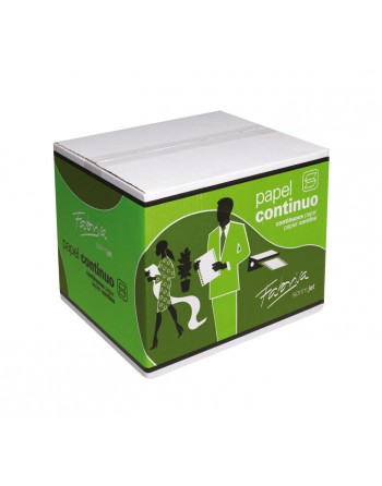 FABRISA CAJA 2500h PAPEL CONTINUO 24x12 PULGADAS 2 TREPADOS - 15382