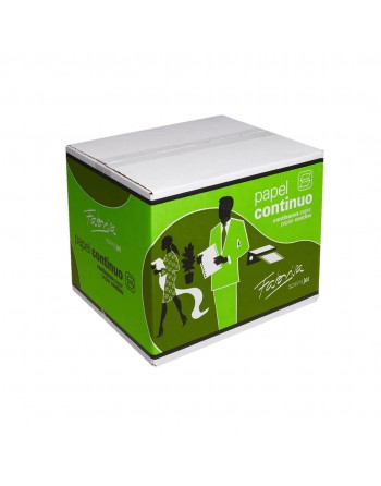 FABRISA CAJA 1500 H PAPEL CONTINUO BLANCO 24X8 PULGADAS 2 HOJAS 2 TREPADOS -16204