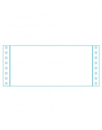 FABRISA CAJA 2500 H PAPEL CONTINUO RECIBO BLANCO 24X4 PULGADAS 1 HOJAS 1 TREPADOS -15385