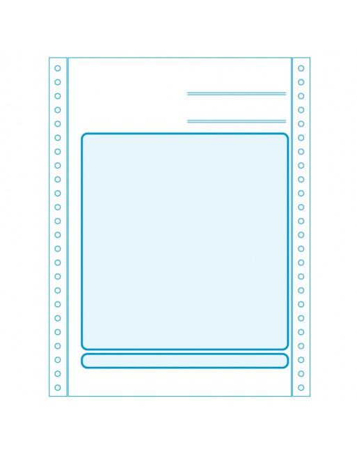 FABRISA CAJA 350 H PAPEL CONTINUO FACTURA 24X12PULGADAS 3 HOJAS 2 TREPADOS -16205