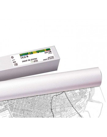 FABRISA ROLLO PAPEL PLOTTER PLANOS 62CMX175M 80GR - 16090