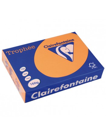 CLAIREFONTAINE PACK 250H PAPEL DE COLOR TROPHEE A4 160G CLEMENT. - 1042C