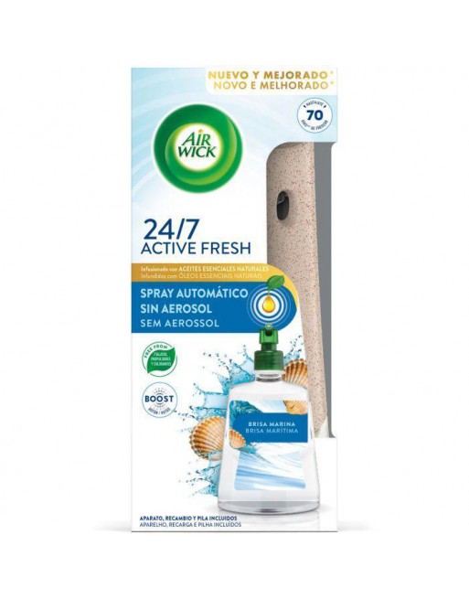 AIR WICK DIFUSOR AMBIENTADOR ACTIVE FRESH CON RECAMBIO 3246090