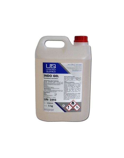 UQU BIDON DE GEL HIDROALCOH?LICO 5 L - 010154.29