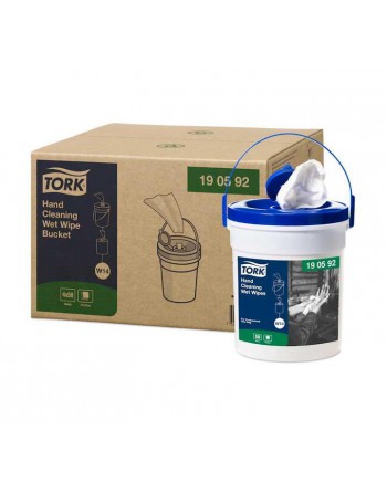 TORK TOALLITAS H?MEDAS SIN FRAGANCIA BOTE CON 58 SERVICIOS BLANCO  190592