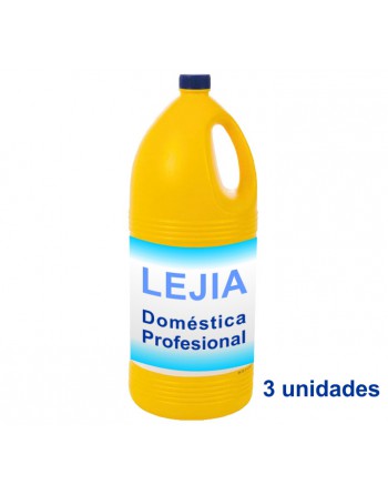 U.QUI LEJIA APTA PER USO DOMESE INDUSTRIAL EN RESTAURACION Y COLECTIVIDADES PACK DE 3 UNIDADES DE 5 LITROS - 010049
