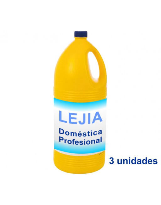 U.QUI LEJIA APTA PER USO DOMESE INDUSTRIAL EN RESTAURACION Y COLECTIVIDADES PACK DE 3 UNIDADES DE 5 LITROS - 010049