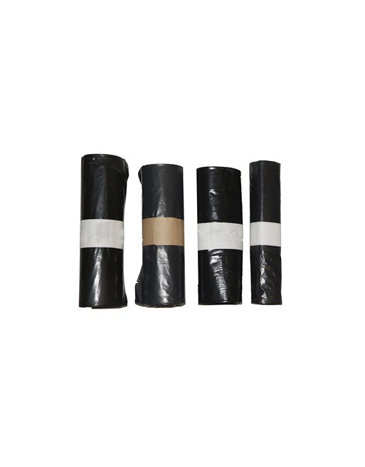 U.QUI PACK DE 20 BOBINAS DE 10 BOLSAS DE BASURA PARA CONTENEDOR GRAN RESISTENCIA COLOR NEGRO 90-110L - 030017.1
