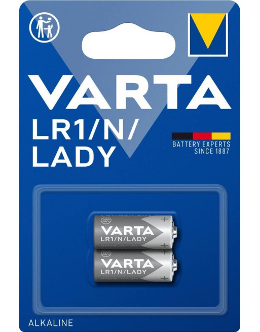 VARTA BLISTER 2 PILAS ALCALINA N/LR1/LADY 4001101402