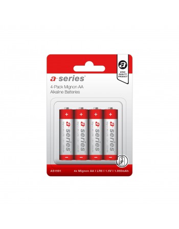 A - SERIES PACK 4 PILAS A-SERIES ALCALINA AA LR6 AS1591 AS1591