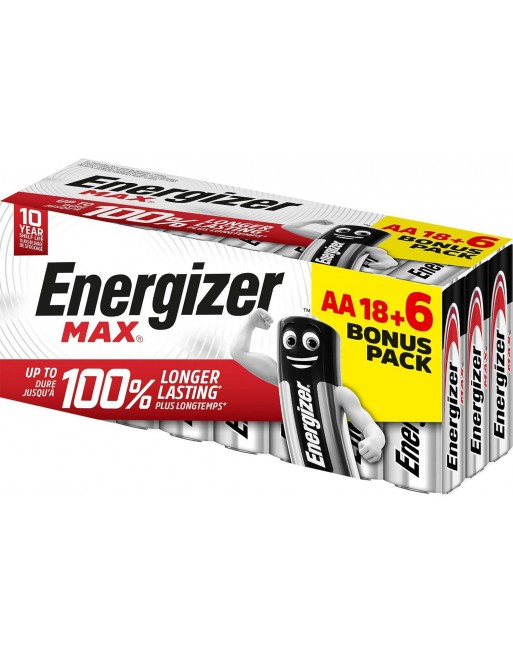 ENERGIZER BL?STER 18+6 PILAS MAX AA LARGE DURACION - 7638900439076