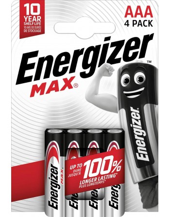 ENERGIZER BL?STER 4 PILAS MAX AAA LARGE DURACION - 7638900438147
