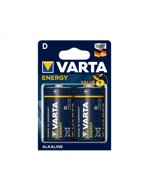 VARTA BLISTER 2 PILAS ALACALINA D LR20 - 4120229412