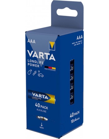 VARTA PACK 40 PILAS ALCALINA LONGLIFE AAA LR03 4903121194