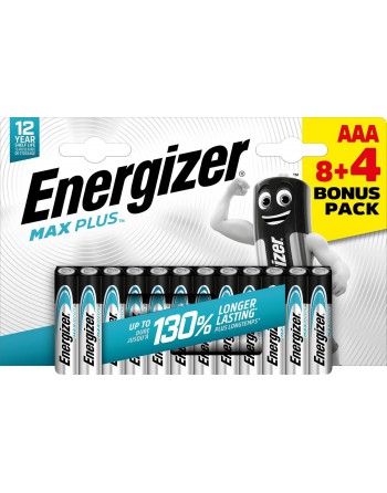 ENERGIZER BLISTER 8+4 PILAS MAX PLUS AAA 7638900437546