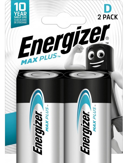 ENERGIZER BLISTER 2 PILAS MAX PLUS D 7638900423358