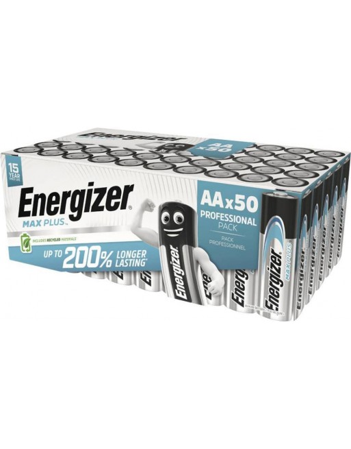 ENERGIZER CAJA 50 PILAS MAX PLUS AA 7638900444933