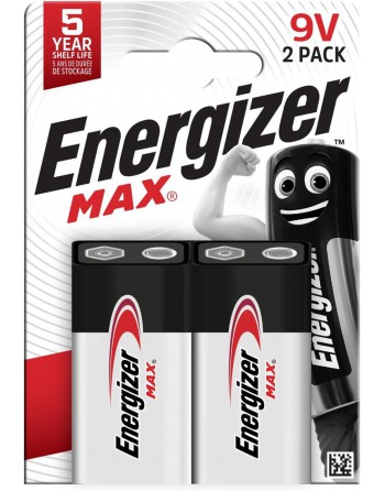 ENERGIZER BLISTER 2 PILAS MAX 9V 7638900426533