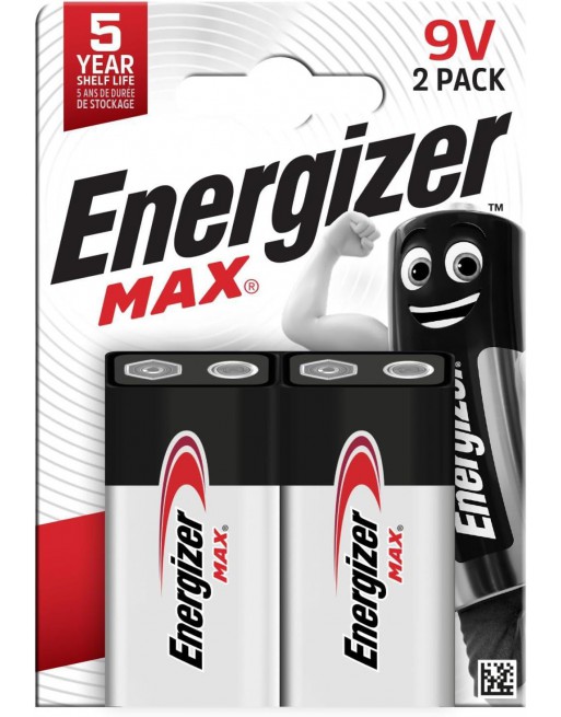 ENERGIZER BLISTER 2 PILAS MAX 9V 7638900426533