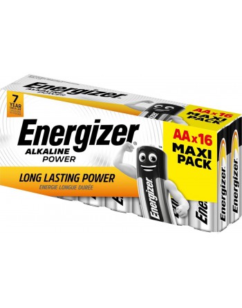 ENERGIZER PACK 16 PILAS ALKALLINE POWER AA 7638900436402