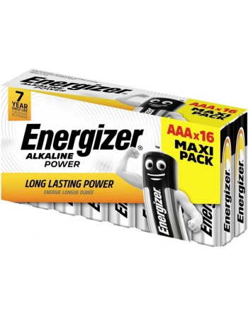 ENERGIZER PACK 16 PILAS ALKALLINE POWER AAA 7638900436419