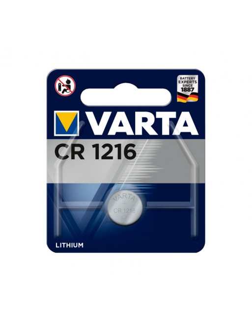 VARTA BLISTER 1 PILA BOTON CR1216 3V LITIO - 6216101401 / CR1216