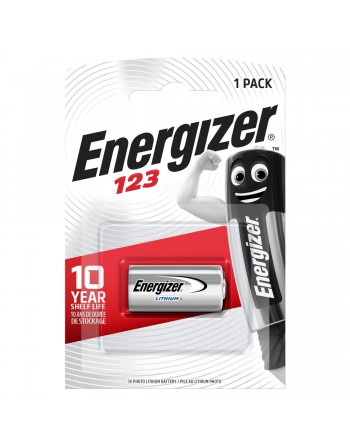 ENERGIZER BLISTER 1 PILA LITIO FOTO 123 7638900052008