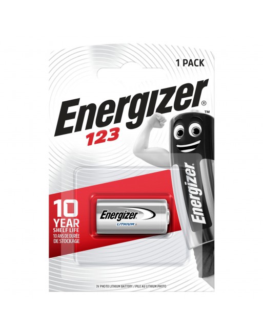 ENERGIZER BLISTER 1 PILA LITIO FOTO 123 7638900052008