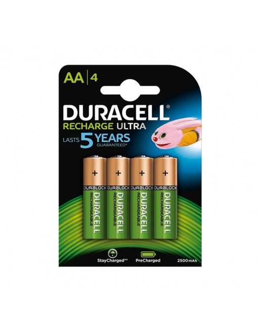 DURACELL BLISTER 4 PILAS RECARGABLES STAYCHARGE AA - 894792