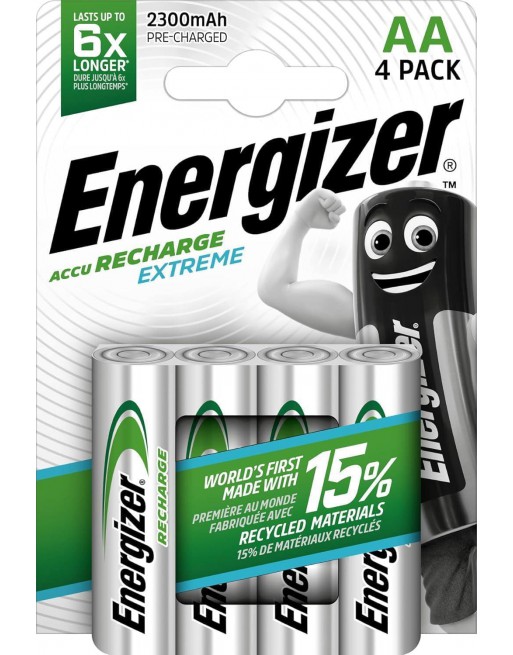 ENERGIZER BLISTER 4 PILAS RECARGABLES EXTREME AA 7638900416893