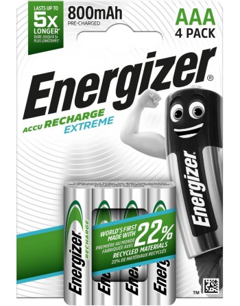 ENERGIZER BLISTER 4 PILAS RECARGABLES EXTREME AAA 7638900416879