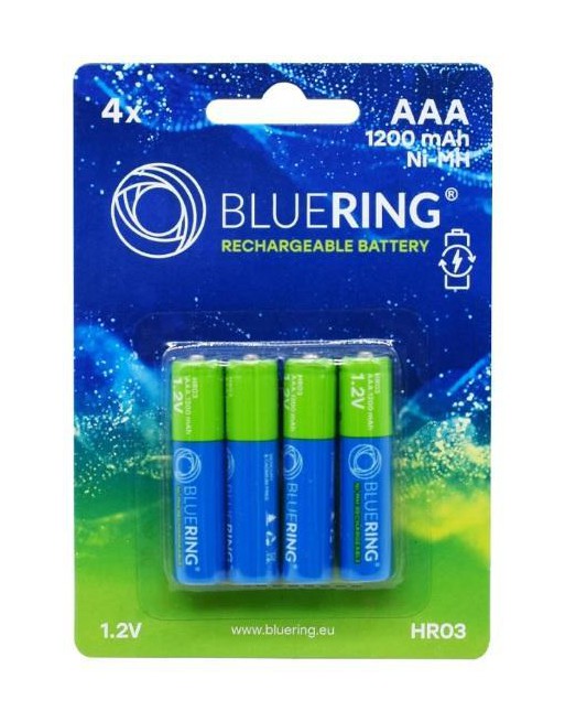 BLUERING 4 PILAS RECARGABLES AAA HR03 BR895837 BR895837