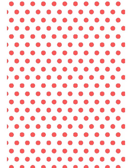 A IMC 500 HOJAS DE PAPEL DE SEDA 50X70 IMAGEN FANTASIA TOPO ROJO 84-8095070-1