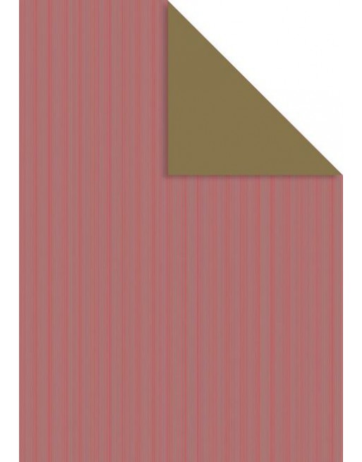 A IMC PAPEL DE REGALO EN BOBINA DE 100 MTS EN CALIDAD GOFRADA LISA A DOBLE CARA ORO-BURDEOS 84-70370100-1