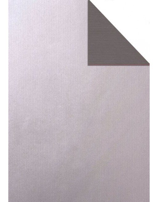A IMC PAPEL DE REGALO EN BOBINA DE 100 MTS EN CELULOSA MATE COLOR LISO A DOBLE CARA GRIS-PLATA 84-405100-1