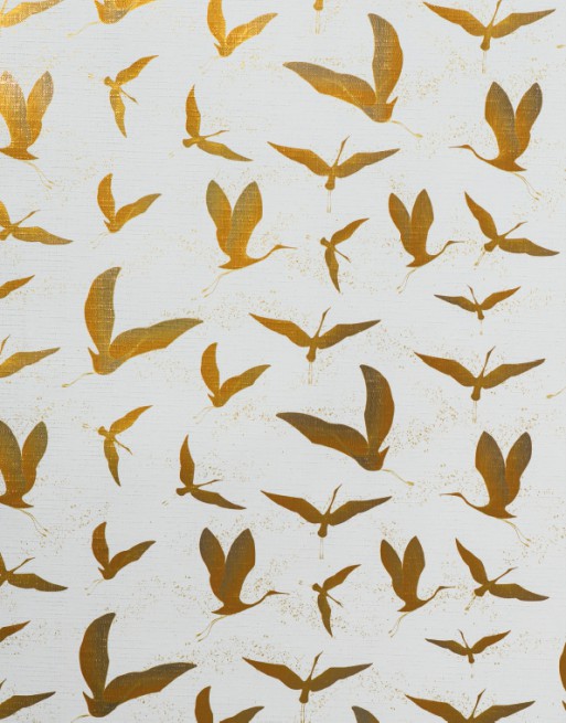 A IMC PAPEL DE REGALO EN BOBINA DE 100 MTS EN PAPEL GOFRADO CON TEXTURA DISE?O CIGUE?A BLANCA 84-70270100-1