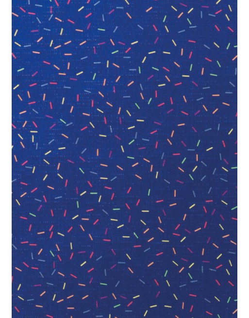 IMC PAPEL DE REGALO EN BOBINA DE 100 MTS EN PAPEL GOFRADO CON TEXTURA DISE?O BACTERIAS AZUL 84-70270100-1