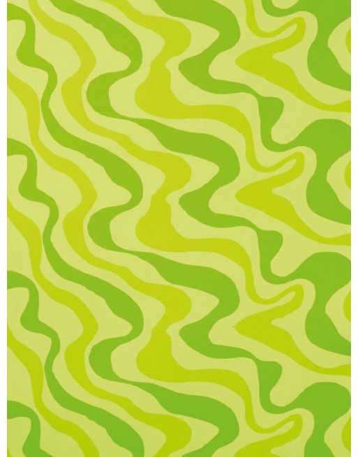 A IMC PAPEL DE REGALO EN BOBINA DE 100 MTS EN CELULOSA SATINADA DISE?O FANTASIAONDULADO VERDE 84-302100-1