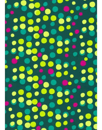 A IMC PAPEL DE REGALO EN BOBINA DE 100 MTS EN CELULOSA SATINADA DISE?O FANTASIA MANCHAS VERDE 84-302100-1