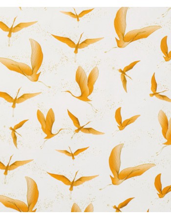 IMC PAPEL DE REGALO EN BOBINA DE 100 MTS EN CELULOSA SATINADA DISE?O FANTASIA CIGUE?A BLANCA 84-302100-1