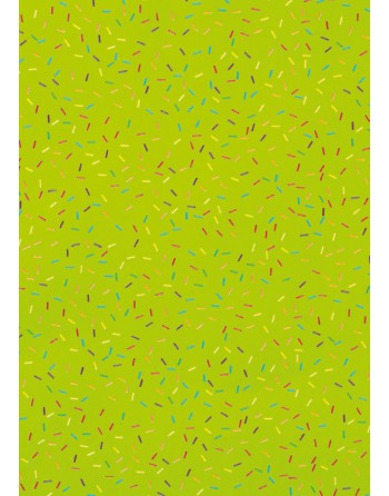 IMC PAPEL DE REGALO EN BOBINA DE 100 MTS EN CELULOSA SATINADA DISE?O FANTASIA BACTERIA VERDE 84-302100-1