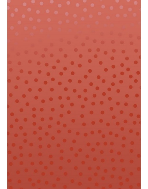 A IMC PAPEL DE REGALO EN BOBINA DE 100 MTS EN CELULOSA SATINADA DISE?O FANTASIA TOPO PEQUE?O ROJO 84-302100-1