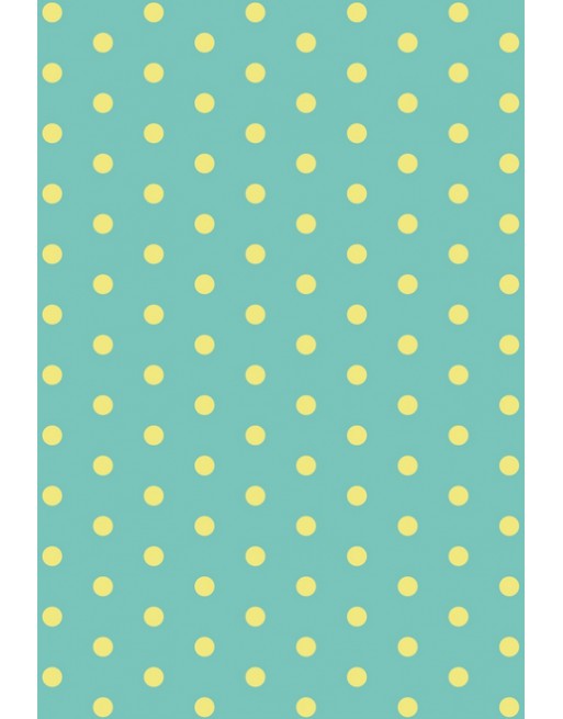 A IMC PAPEL DE REGALO EN BOBINA DE 100 MTS EN CELULOSA SATINADA DISE?O FANTASIA TOPO MEDIANO VERDE 84-302100-1